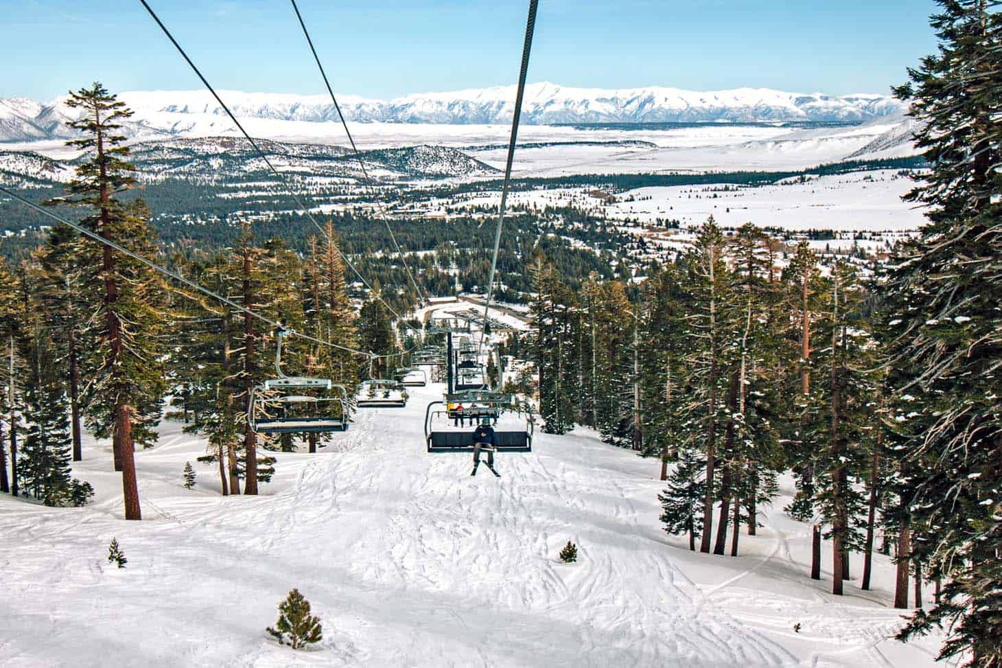 Mammoth Mountain Ski Chair Lift