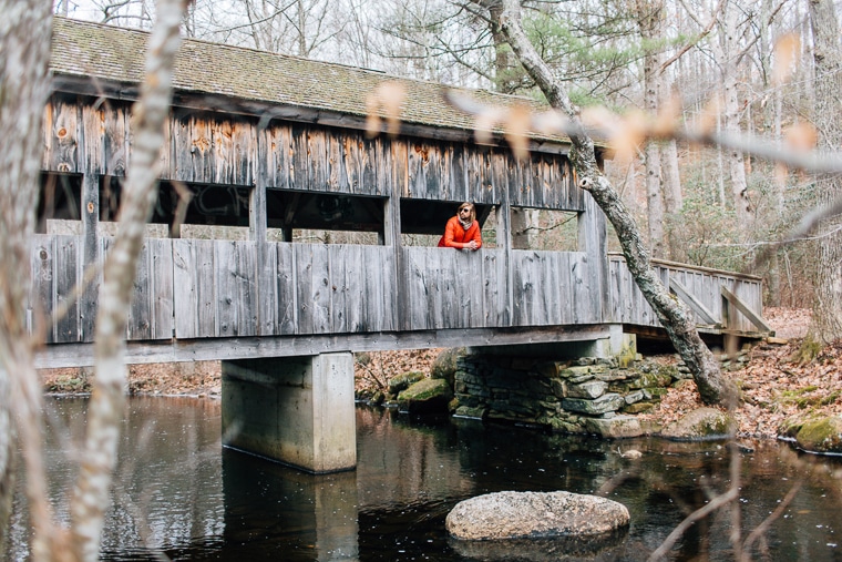 Covered Bridge at Devil's Hopyard State Park