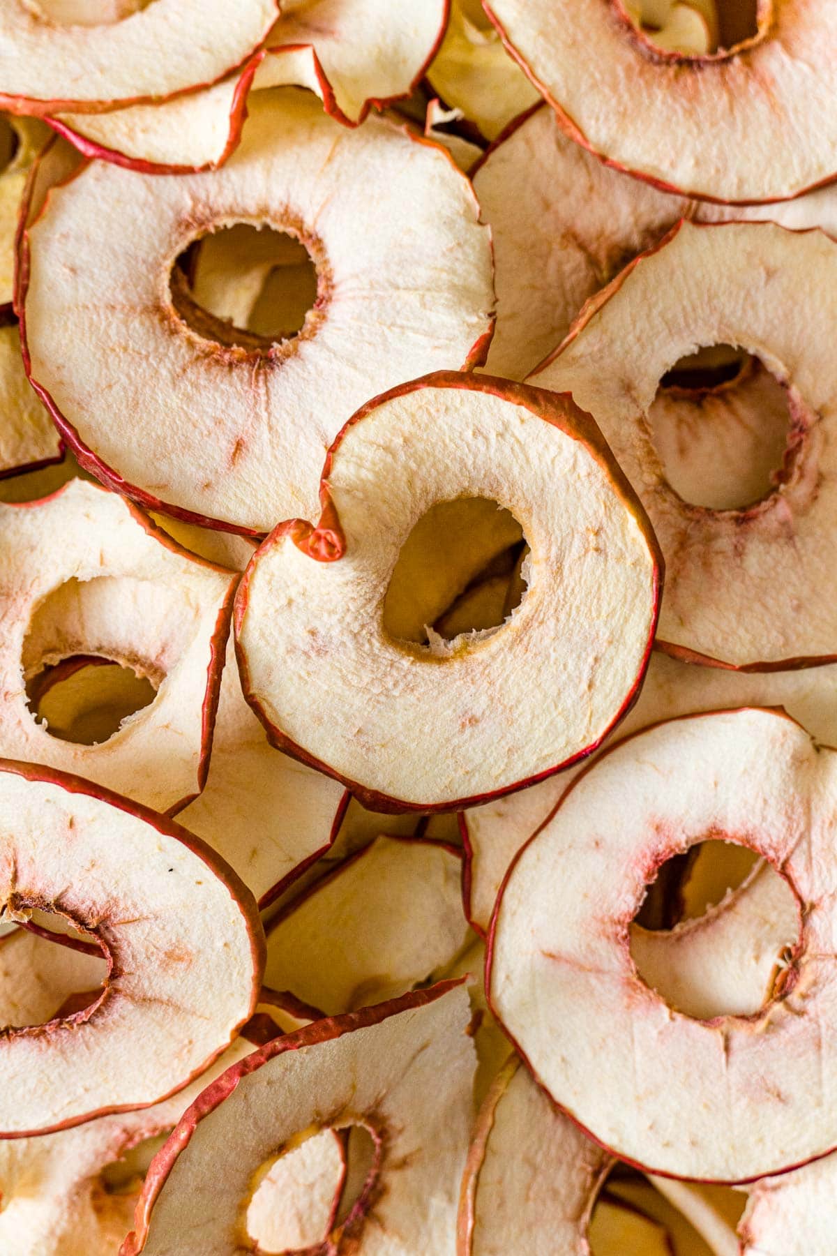 Dehydrated apple rings