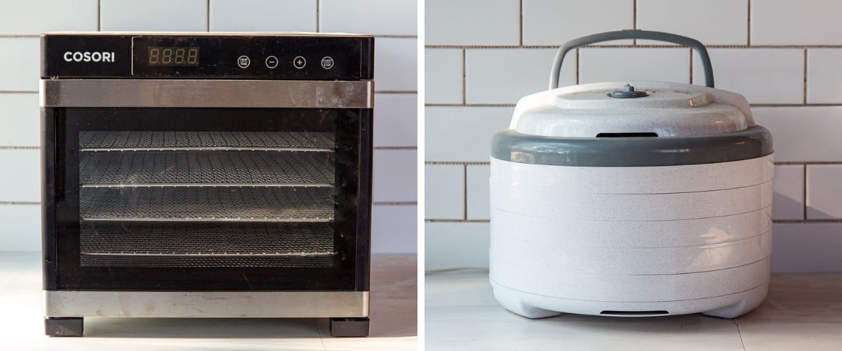 Cosori and Nesco dehydrators side by side