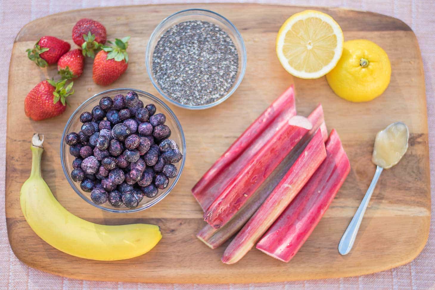 Ingredients for DIY Fruit Leathers