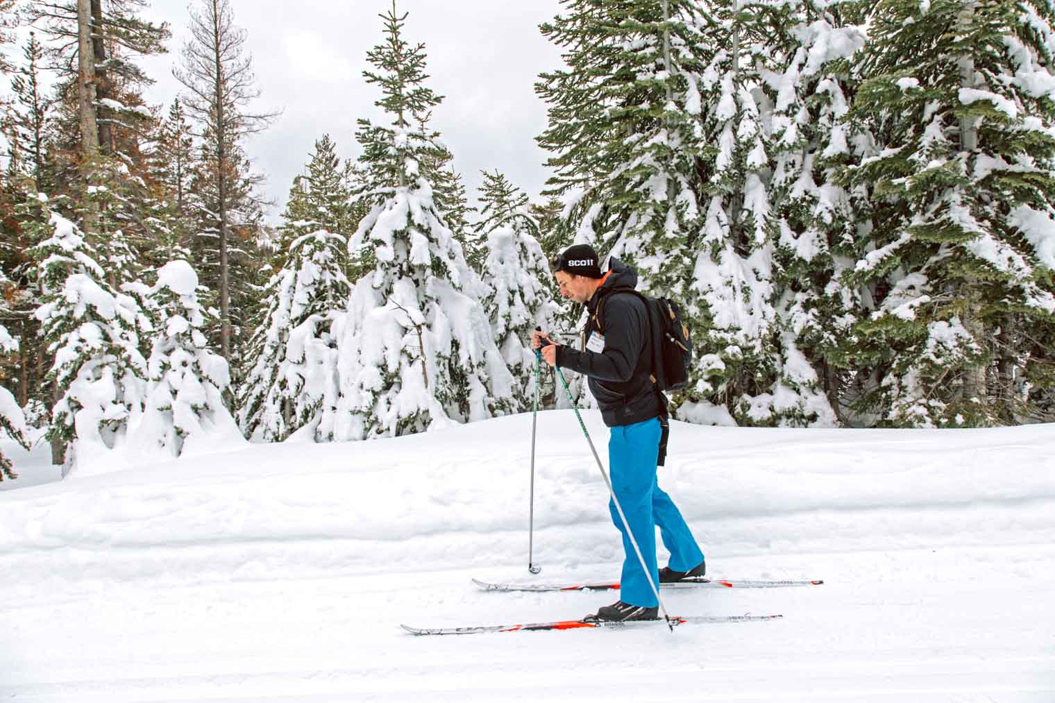 Michael cross country skiing