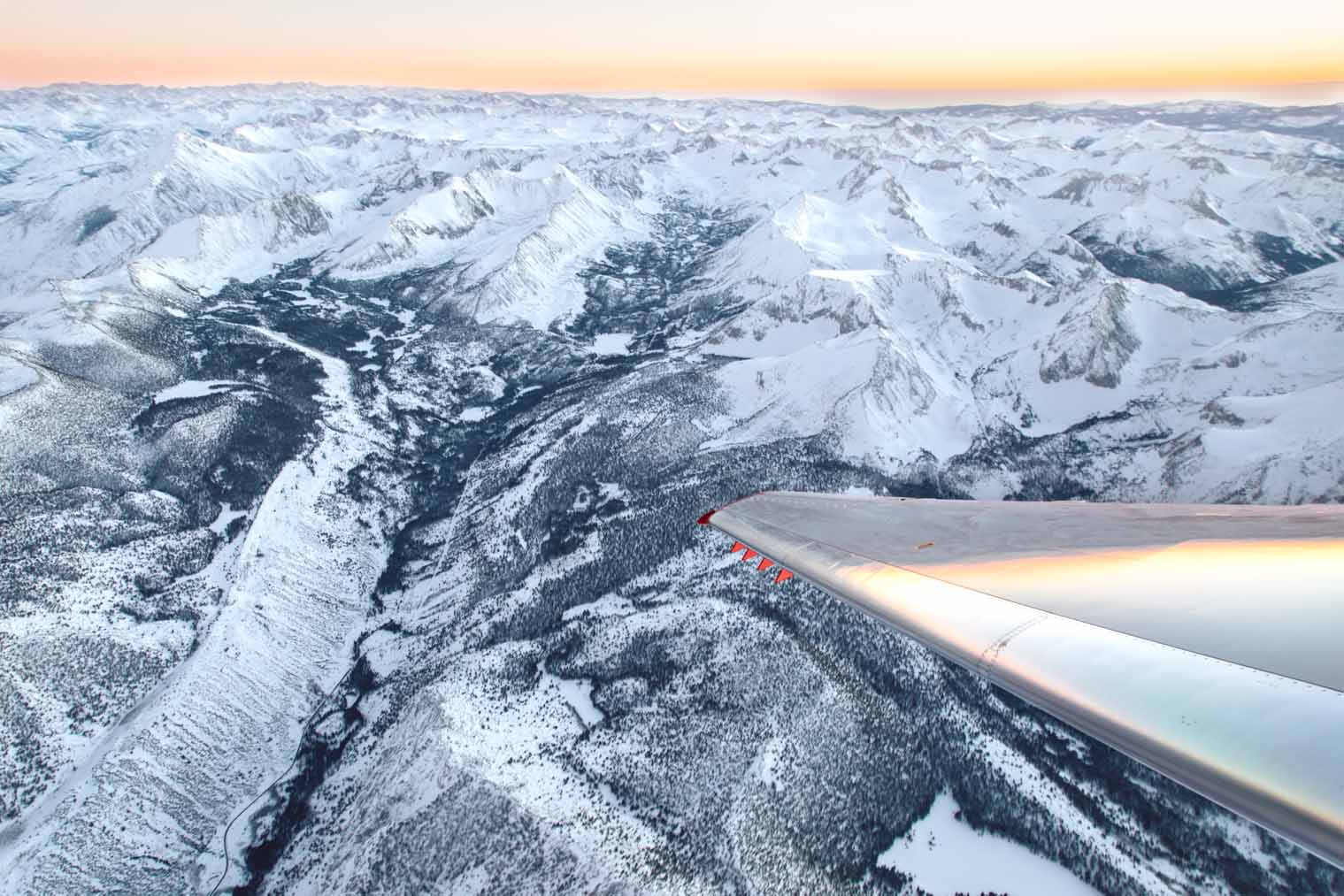 If you have the Sierra Nevada out of a airplane