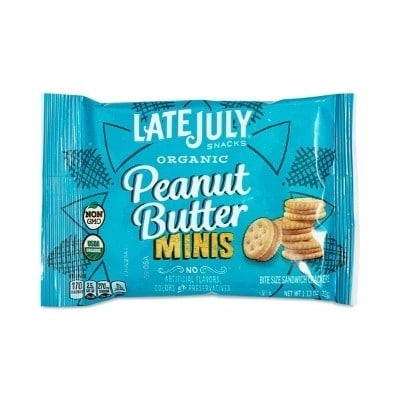 Mini peanut butter crackers bag