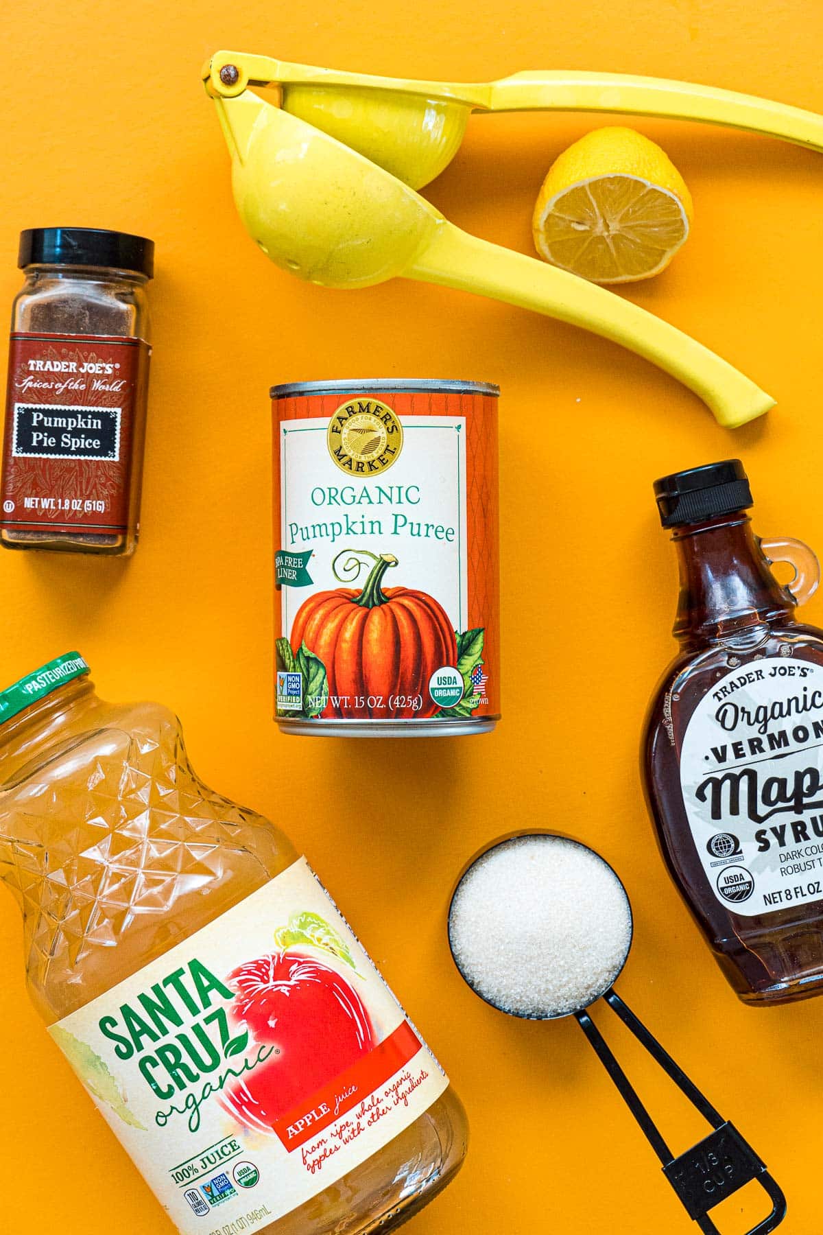 Ingredients for homemade pumpkin butter