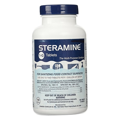 Bottle of Steramine