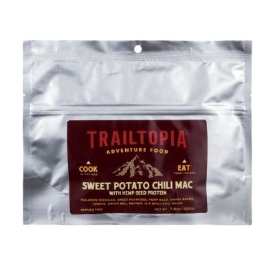 Trailtopia sweet potato chili mac