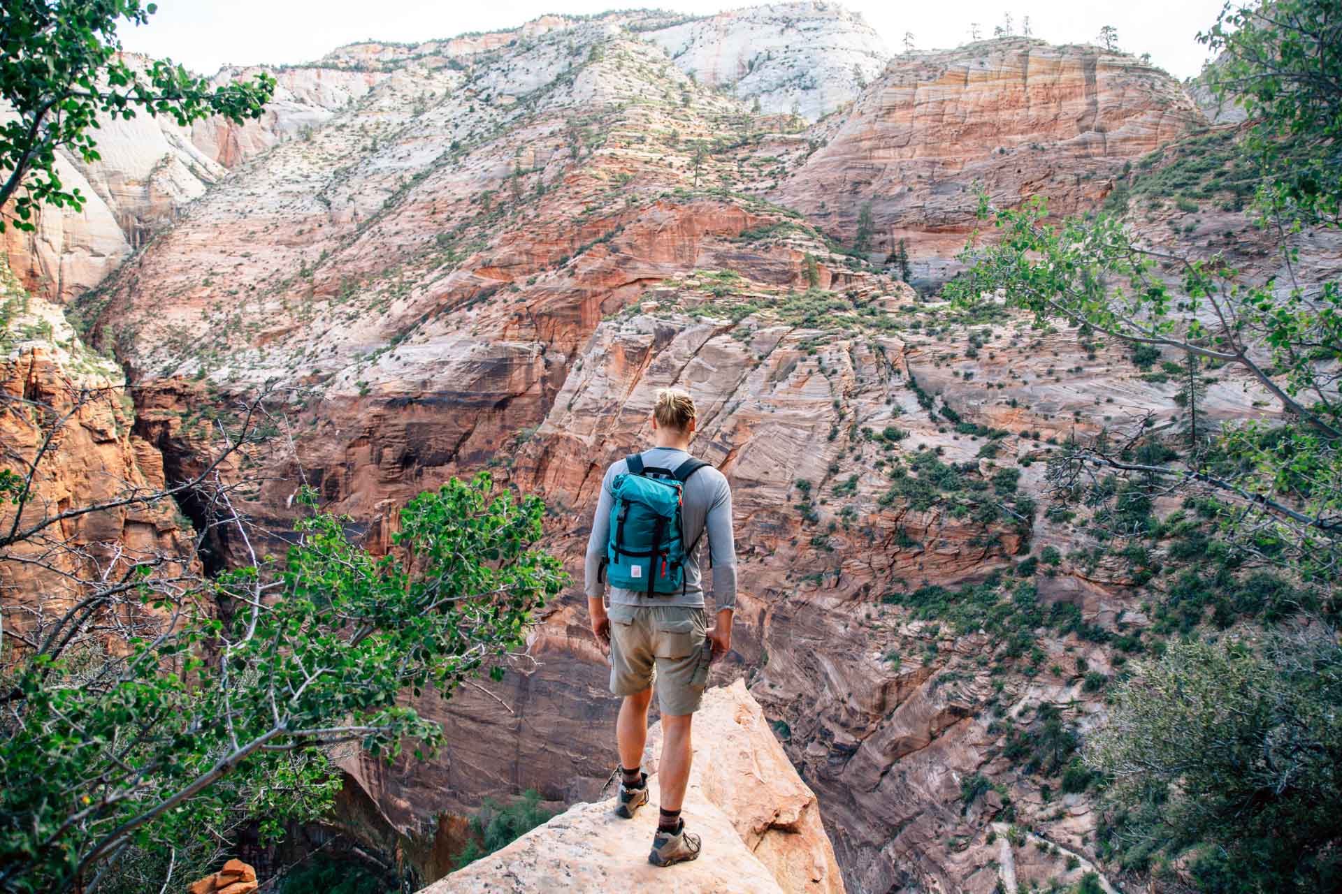 Michael standing on a rock outcropping