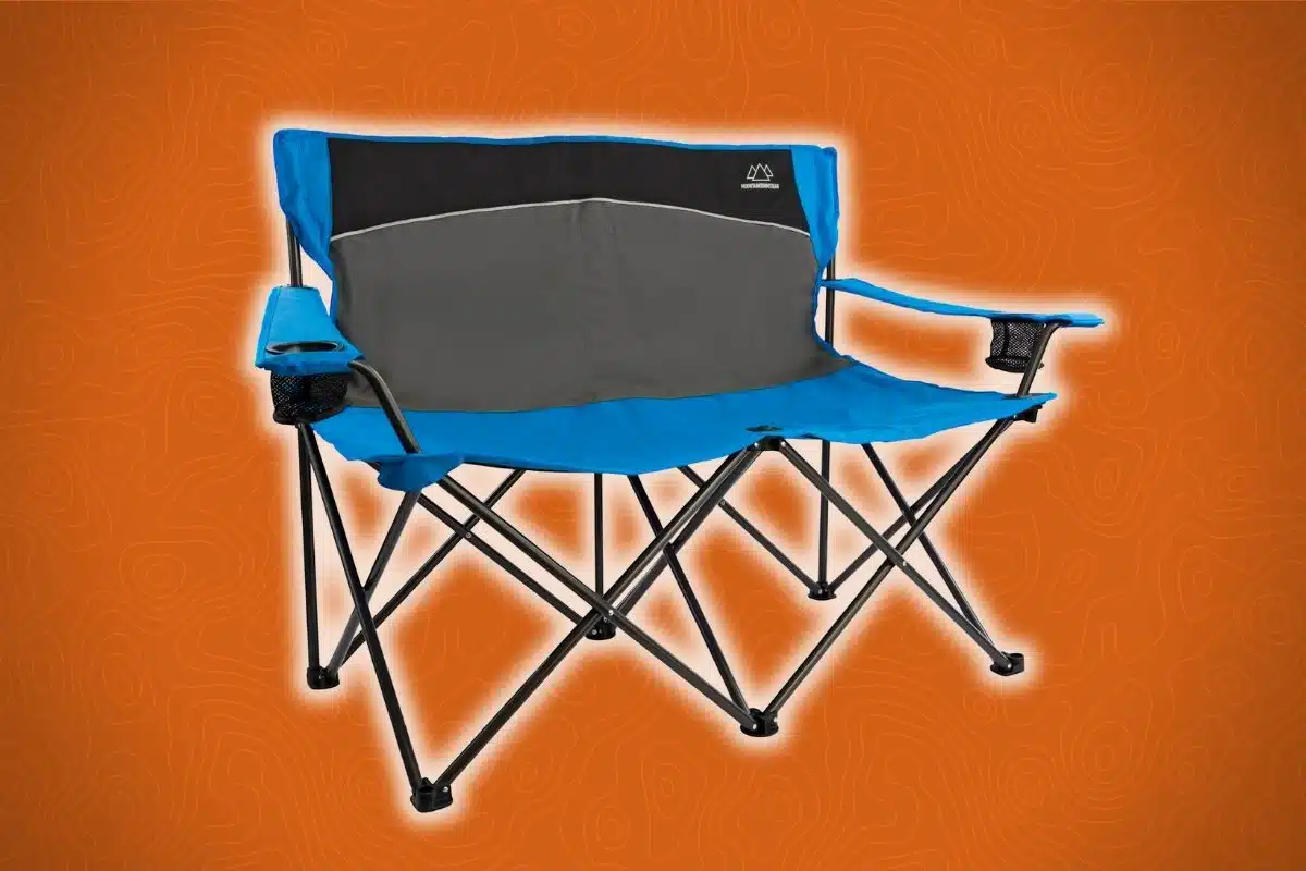 Camp loveseat chair product image.