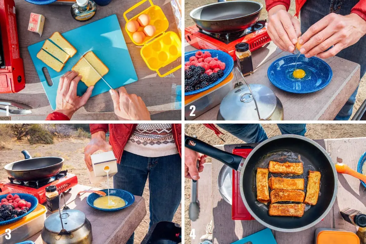 How to make French Toast Sticks step by step photos