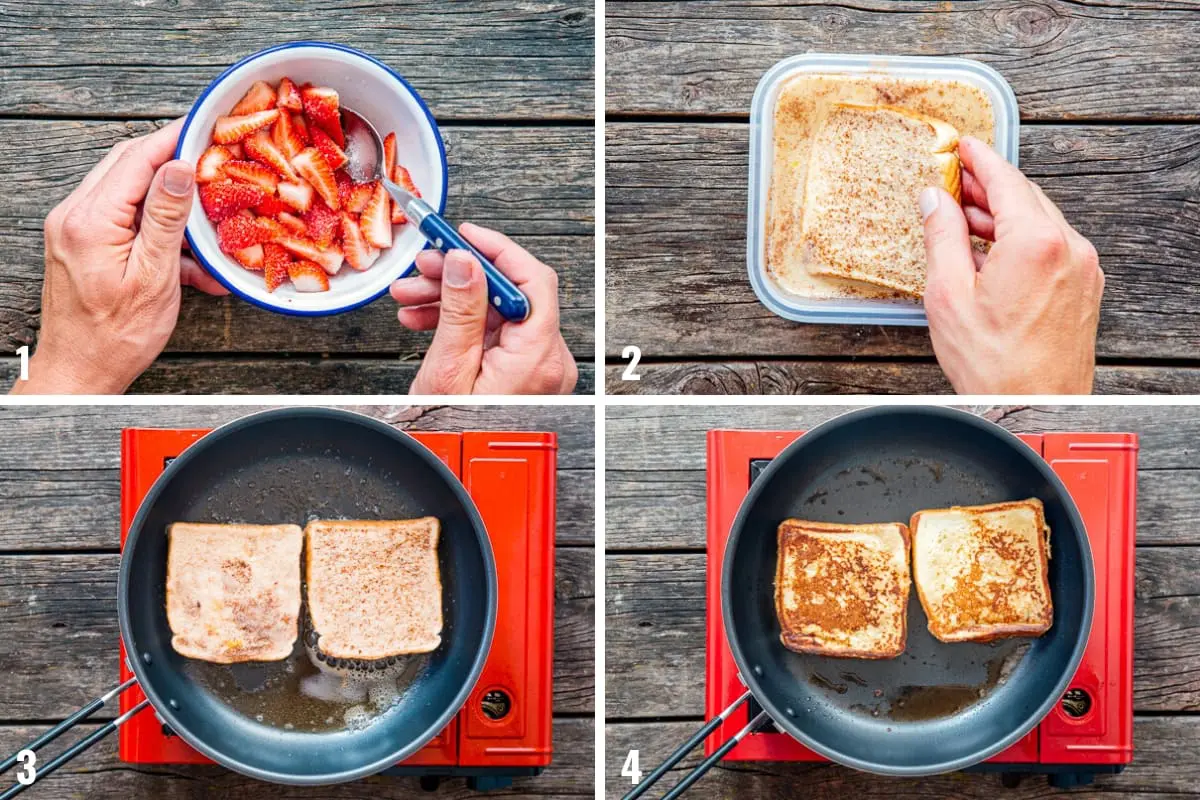 How to make Stuffed French Toast step by step photos