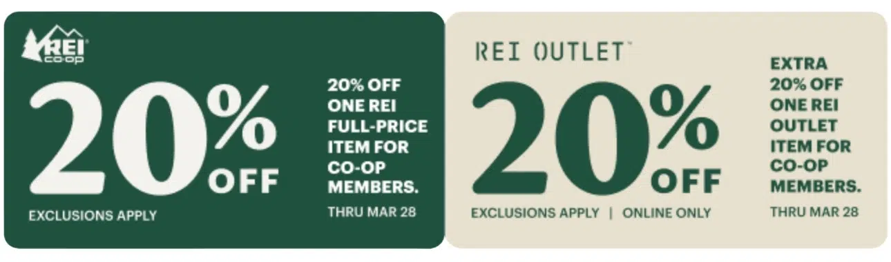 REI Member Coupons